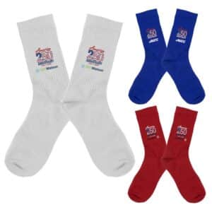 Custom Patriotic High Sock