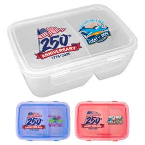 Custom Patriotic Lunch To Go Container