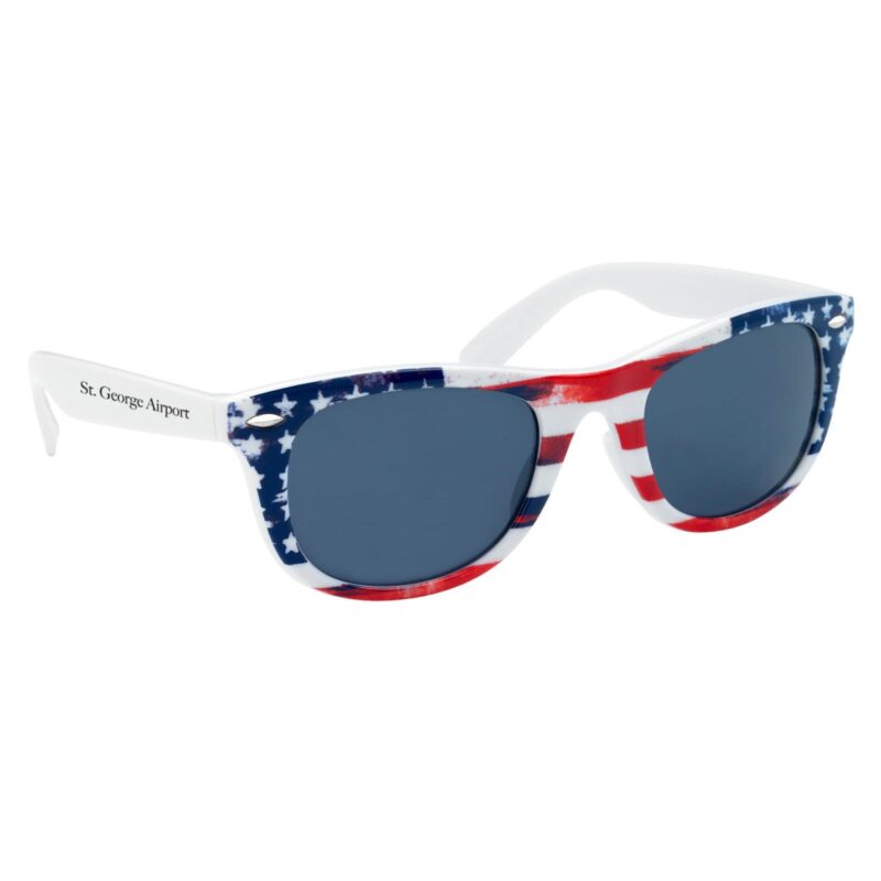 Custom Patriotic Malibu Sunglasses - 2