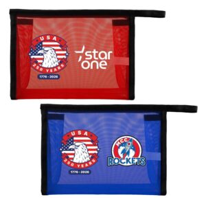 Custom Patriotic Mesh Toiletry Bag