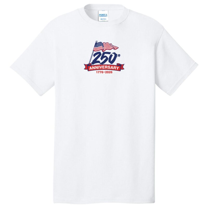Custom Patriotic Port & Co® Core Cotton Tee - 3