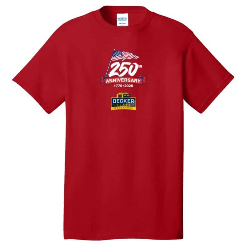 Custom Patriotic Port & Co® Core Cotton Tee - 6