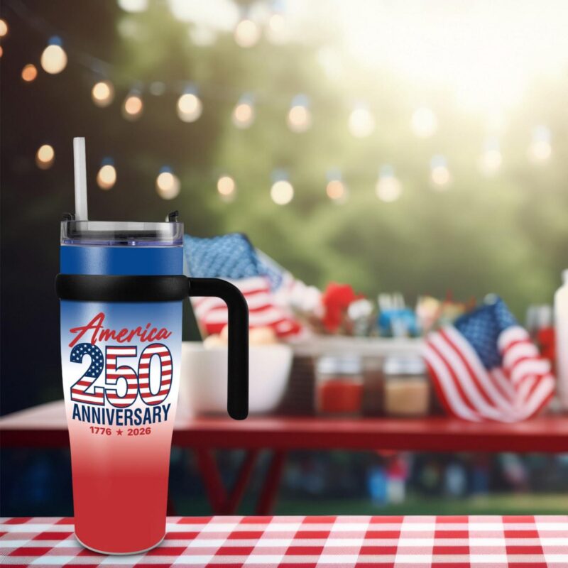 Custom Patriotic Recycled Tumbler - 2