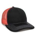 Custom Premium Modern Trucker Cap w/Flag Mesh Back - 2