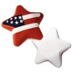 Custom Red White And Blue Patriotic Star Stress Shape - 1