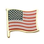Custom Stock Patriotic United States Flag 1"