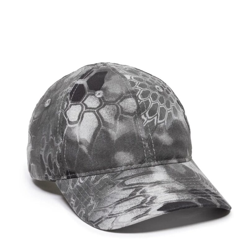 Custom Tactical Unstructured Camo Cap w/Flag - 8