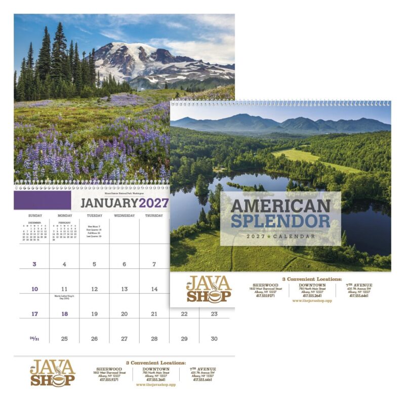 Custom Triumph® Calendars American Splendor Calendar