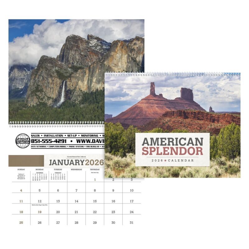 Custom Triumph® Calendars American Splendor Calendar - 1