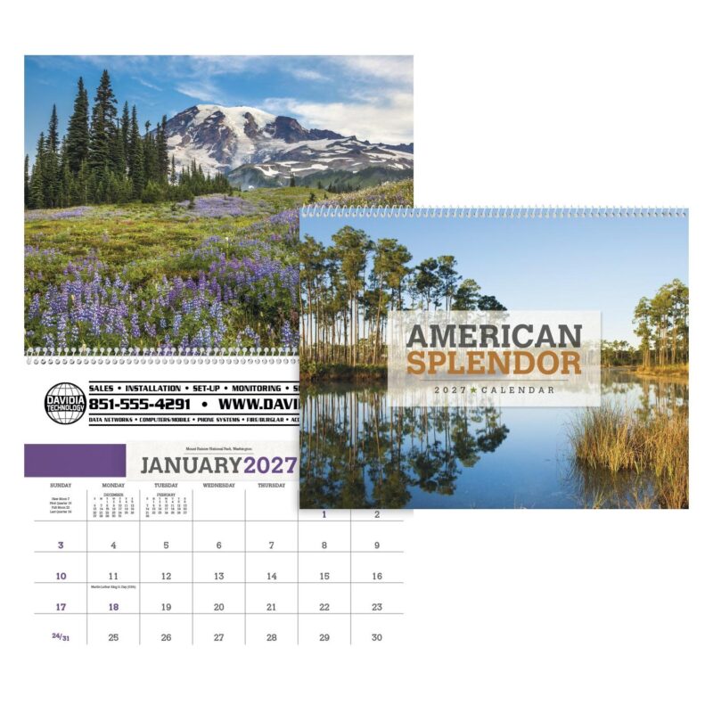 Custom Triumph® Calendars American Splendor Calendar