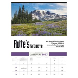 Custom Triumph® Calendars American Splendor with Date Blocks Calendar