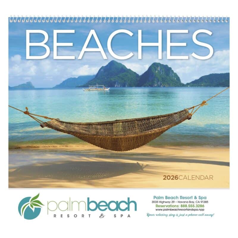Custom Triumph® Calendars Beaches Calendar - 2