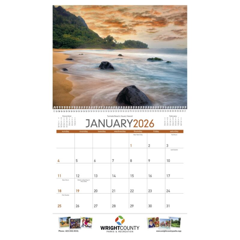 Custom Triumph® Calendars Beautiful America Calendar - 3
