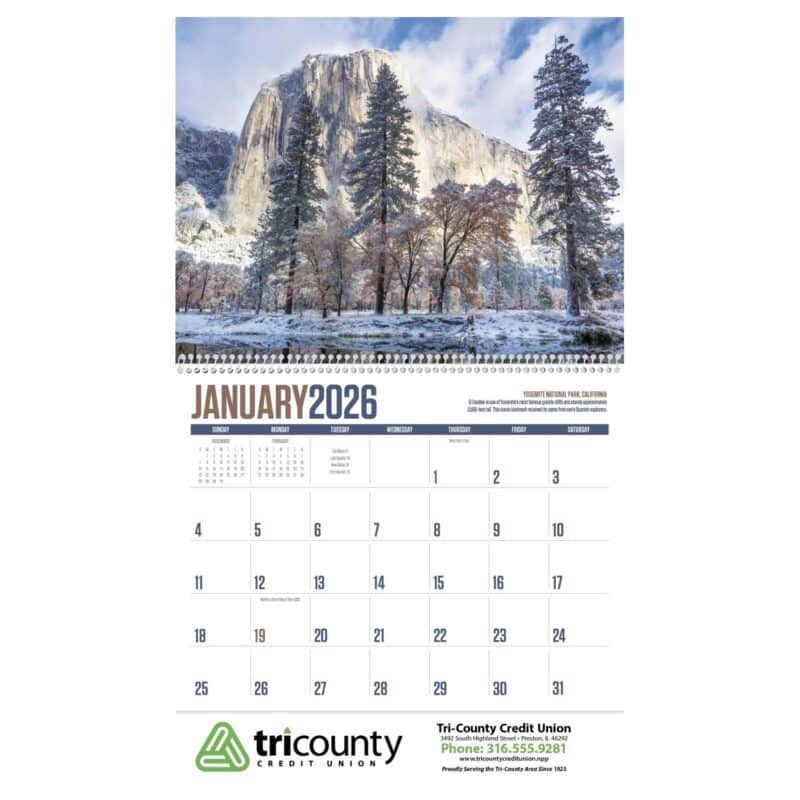 Custom Triumph® Calendars National Parks Calendar - 3