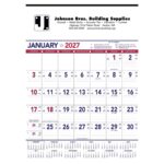 Custom Triumph® Calendars Patriotic Contractor Memo Calendar - 1