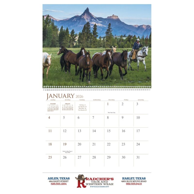 Custom Triumph® Calendars Visions of the West Calendar - 4