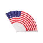 Custom USA Patriotic Folding Handheld Fan - 2