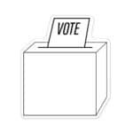 Custom Vote Shaped NoteKeeper™ Magnet 35 Mil - 2