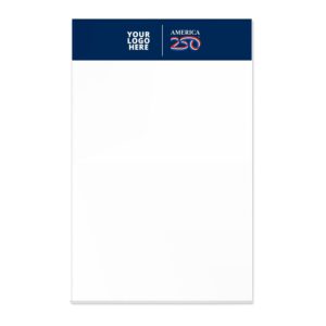 Custom America 250 TM Scratch Pad | 5 1/4" x 8 1/4" | 50 Sheet