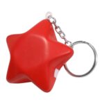 Custom Patriotic Star Stress Ball Keychain - 1