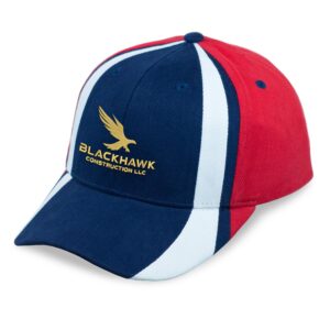 Custom Merrimack Hat Co. Patriot Victory Hat - Red-White-Blue