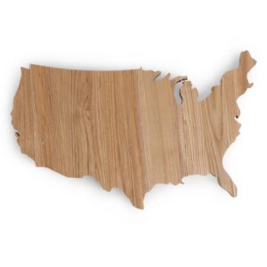 Custom USA Map Serving Board